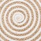 Bali & Pari Nequiel Modern Bohemian Natural Brown Seagrass and Woven Rope Ottoman Footstool 240-13479-ZORO - alternate 7